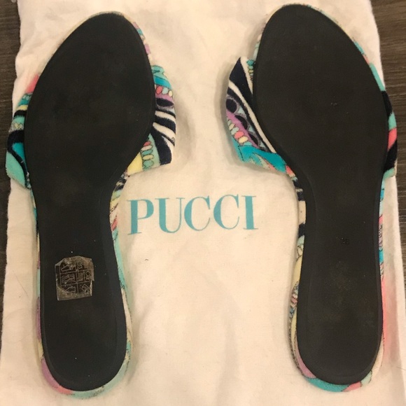 Emilio Pucci Paisley Sandals - Picture 4 of 5